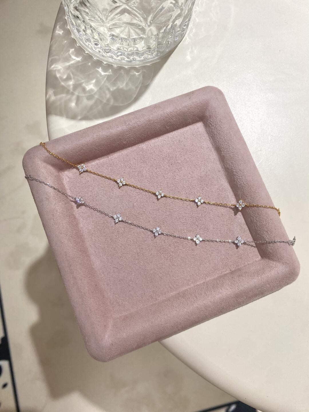 Crystal Flower Bracelet 