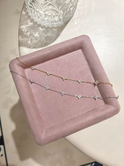 Crystal Flower Bracelet 