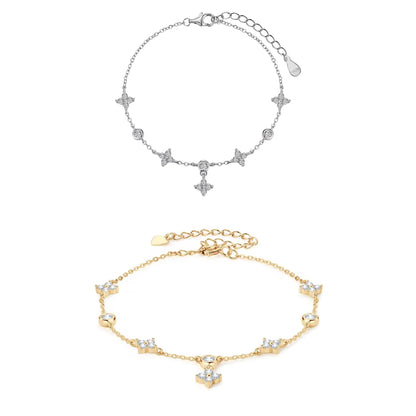 Crystal Flower Bracelet 