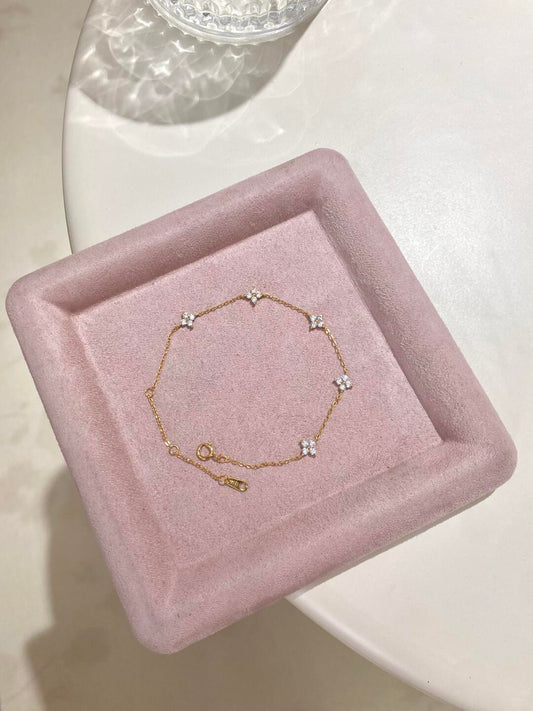 Crystal Flower Bracelet 