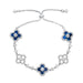 Clover Mother-of-Pearl - Vintage Blue