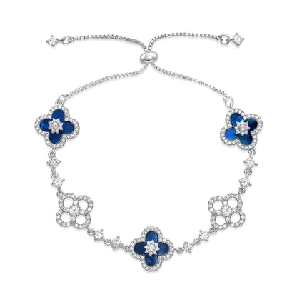 Clover Mother-of-Pearl - Vintage Blue